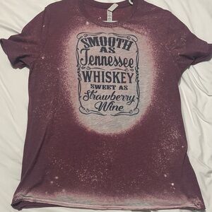 Maroon Graphic Tee Tennessee Whiskey